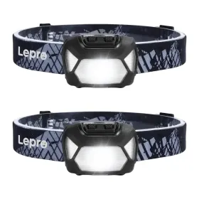 Set of 2 LEPRO 320015-2 200-lumen battery-powered headlamps